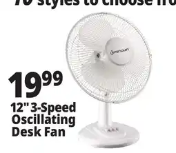 Ocean State Job Lot Penguin Oscillating Desk Fan 12 offer