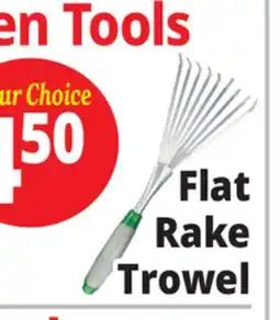 Ocean State Job Lot Tiller & Rowe Garden Flat Rake offer
