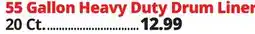 Ocean State Job Lot Rough Stuff 55 Gal Heavy-Duty Trash Bags 20 Count offer