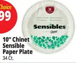 Ocean State Job Lot Chinet Sensibles 10 Plates 34 ct offer