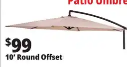 Ocean State Job Lot 10' Offset Patio Umbrella offer
