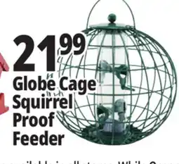 Ocean State Job Lot Yankee Trader Globe Cage Bird Feeder offer