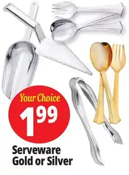 Ocean State Job Lot Smith & Callahan Gold Plastic Serving Set 3ct offer