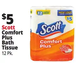 Ocean State Job Lot Scott Comfort Plush Bathroom Tissue 12 Count offer