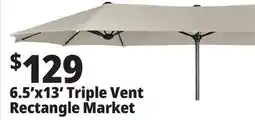 Ocean State Job Lot 6.5'x13' Triple Vent Rectangle Market offer