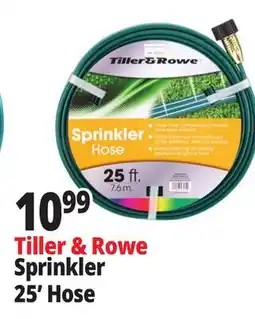 Ocean State Job Lot Tiller & Rowe Sprinkler Hose 25' offer