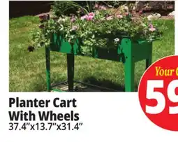 Ocean State Job Lot Mobil Garden Planter Cart offer