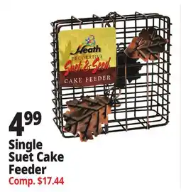 Ocean State Job Lot Single Suet Cake Feeder offer