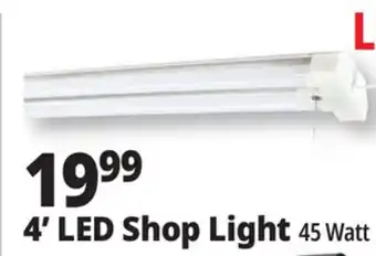 Ocean State Job Lot ZGB 45W LED Shop Light 4' offer