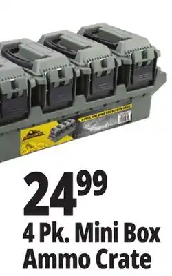 Ocean State Job Lot 4 Pk. Mini Box Ammo Crate offer