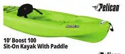 Ocean State Job Lot Pelican Boost 100 Kayak-Lime w/Paddle offer