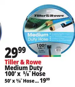 Ocean State Job Lot Tiller & Rowe Medium Duty Hose 5/8 in 100' offer