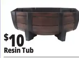Ocean State Job Lot Whiskey Tub Resin Planter offer