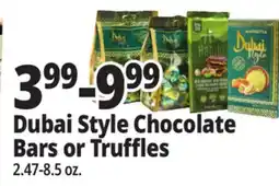 Ocean State Job Lot Dubai Style Chocolate Bars or Truffles offer