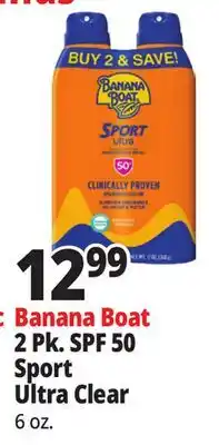 Ocean State Job Lot Banana Boat offer