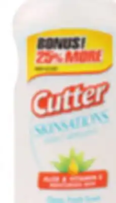 Ocean State Job Lot Cutter Skinsations Insect Repellent 7.5 fl oz offer