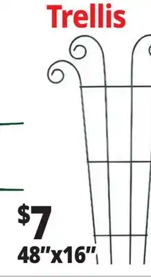 Ocean State Job Lot Panacea Planter Trellis 48 offer