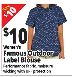 Ocean State Job Lot Women's Famous Outdoor Label Blouse offer