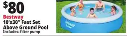 Ocean State Job Lot Bestway 10' x 30 Fast Set Above Ground Pool offer