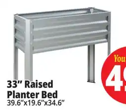 Ocean State Job Lot Steel Raised Garden Planter 33 offer