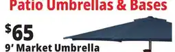 Ocean State Job Lot 9' Aluminum Market Umbrella with Tilt offer