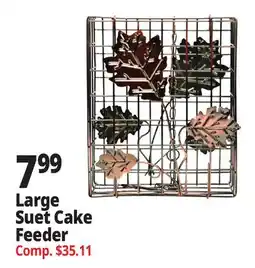 Ocean State Job Lot Large Suet Cake Feeder offer