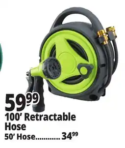 Ocean State Job Lot Deluxe Retractable Hose Reel 100' offer