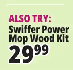 Ocean State Job Lot Swiffer Power Mop Wood Kit offer