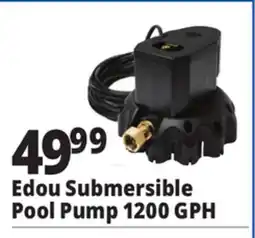 Ocean State Job Lot Edou Automatic Submersible Pool Cover Pump Black offer