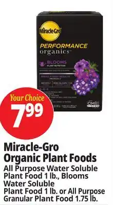 Ocean State Job Lot Miracle-Gro Organic Plant Foods offer