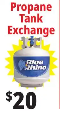 Ocean State Job Lot Blue Rhino Propane Tank Exchange offer