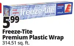 Ocean State Job Lot Freeze-Tite Premium Plastic Wrap offer