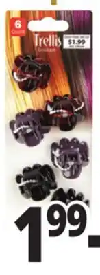 Ocean State Job Lot Trellis Boutique Round Assorted Mini Hair Claws 6 Count offer
