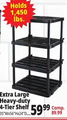 Ocean State Job Lot Extra Large Heavy-duty 4-Tier Shelf offer