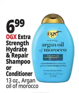 Ocean State Job Lot OGX Extra Strength Hydrate & Repair Shampoo Conditioner offer