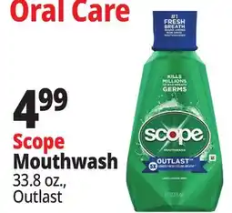 Ocean State Job Lot Scope Mouthwash offer