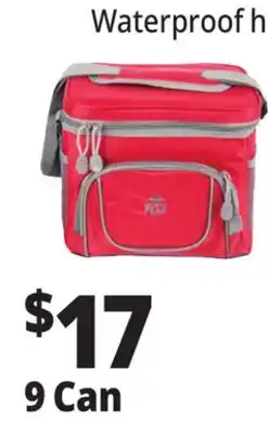 Ocean State Job Lot North Peak 9-Can Hardliner Cooler Red offer