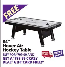 Ocean State Job Lot EastPoint Sports 84 Air Hockey Table with LED Scoring offer