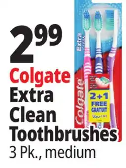 Ocean State Job Lot Colgate Extra Clean Toothbrushes offer
