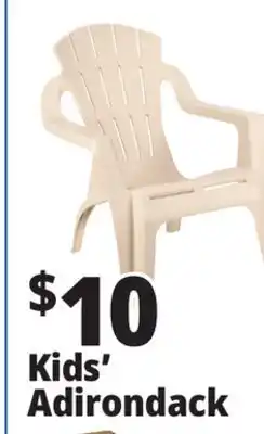 Ocean State Job Lot Kids Adirondack Chair Sand offer
