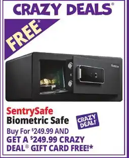 Ocean State Job Lot SentrySafe .90 cu.ft. Biometric Security Safe Black offer