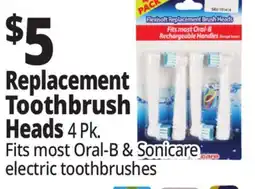 Ocean State Job Lot Dentacare Flexisoft Replacement Brush Heads 4 Count offer