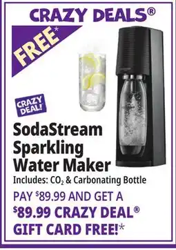 Ocean State Job Lot SodaStream Terra Soda Machine and Sparkling Water Maker Kit Black offer