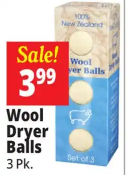 Ocean State Job Lot Wool Dryer Balls offer