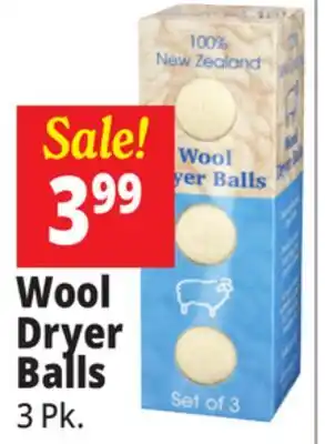 Ocean State Job Lot Wool Dryer Balls offer