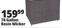 Ocean State Job Lot Resin Wicker Deck Box 78 Gal offer