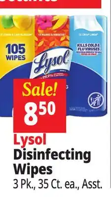 Ocean State Job Lot Lysol Disinfecting Wipes offer
