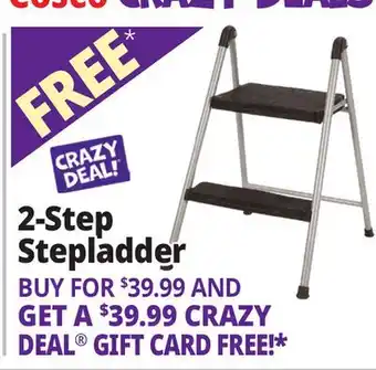 Ocean State Job Lot Cosco 2-Step Folding Step Stool offer