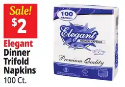 Ocean State Job Lot Elegant Paper Dinner Napkins 100-Count offer