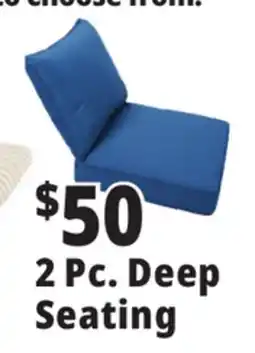 Ocean State Job Lot Outdoor Living Deep Seat Cushion Navy offer